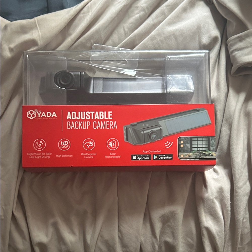 Ada Adjustable Backup Camera - Red and Black